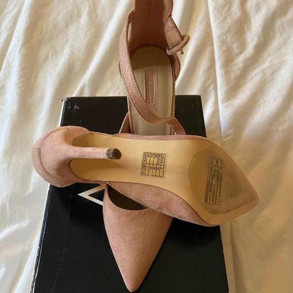 Forever21 Nude Ankle strap Heels (No Box) 🛍 - Picture 2 of 5